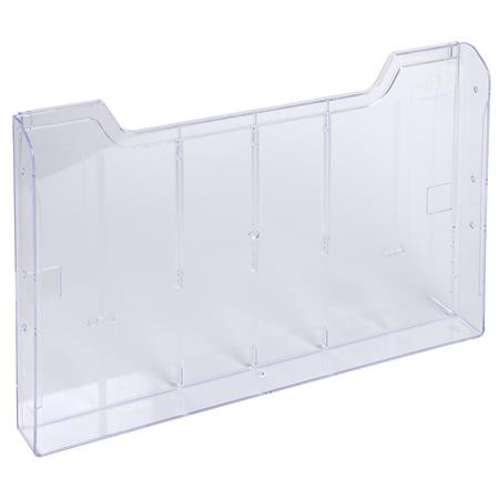 Katalógustartó elem, A4, fekvő, EXACOMPTA "Office", áttetsző, dupla