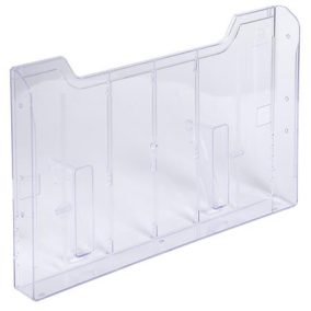   Katalógustartó fali elem, A4, fekvő, EXACOMPTA "Office", áttetsző