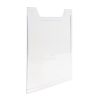Előlap katalógustartóhoz, A4, álló, EXACOMPTA "Office", áttetsző