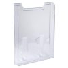 Katalógustartó fali elem, A4, álló, EXACOMPTA "Office", áttetsző