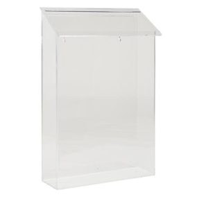   Katalógustartó, kültéri, tetővel, A4, álló, EXACOMPTA, áttetsző