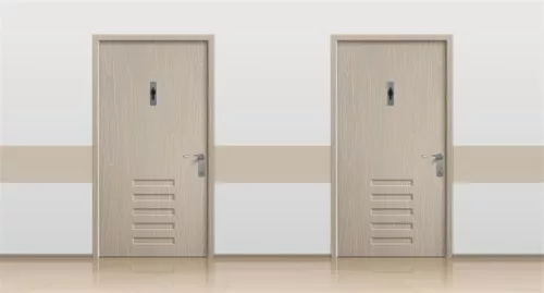 Információs tábla, öntapadó,4,4x16,5 cm, alumíniumhatású, EXACOMPTA, "Női"