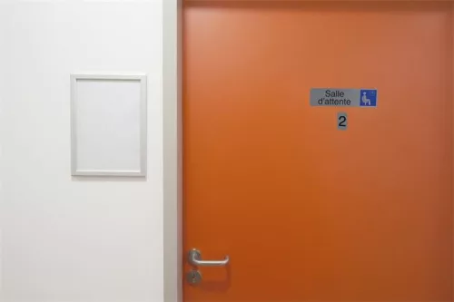 Információs tábla, öntapadó, 2,5x4,4 cm, alumíniumhatású, EXACOMPTA, 2-es