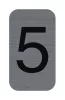 Információs tábla, öntapadó, 2,5x4,4 cm, alumíniumhatású, EXACOMPTA, 5-ös