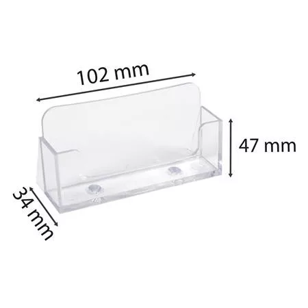 Névjegykártya tartó, asztali, EXACOMPTA "Office", áttetsző