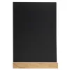 Krétatábla, álló, A4, menükhöz, EXACOMPTA, fekete