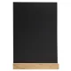 Krétatábla, álló, A4, menükhöz, EXACOMPTA, fekete
