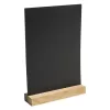 Krétatábla, álló, A4, menükhöz, EXACOMPTA, fekete