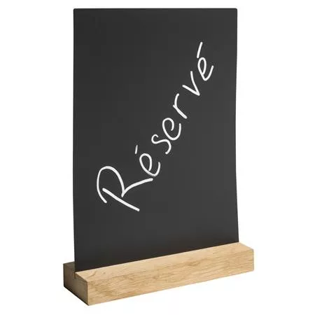 Krétatábla, álló, A4, menükhöz, EXACOMPTA, fekete