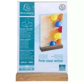 Laptartó, álló, A4, EXACOMPTA, áttetsző