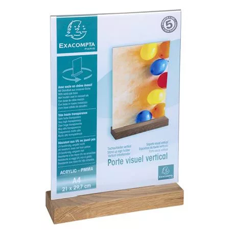 Laptartó, álló, A4, EXACOMPTA, áttetsző