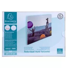 Információs tábla, fali, A4, EXACOMPTA, fekvő