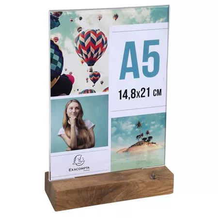 Laptartó, álló, A5, EXACOMPTA, áttetsző