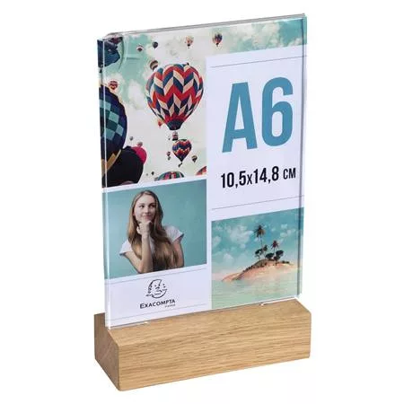 Laptartó, álló, A6, EXACOMPTA, áttetsző