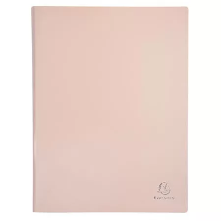 Bemutatómappa, 30 zsebes, A4, EXACOMPTA "Aquarel", vegyes pasztell színek