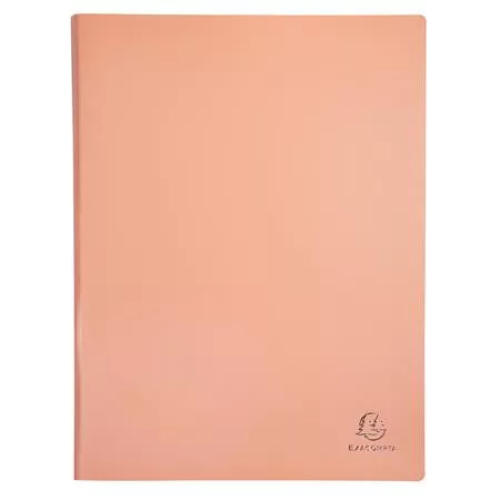 Bemutatómappa, 30 zsebes, A4, EXACOMPTA "Aquarel", vegyes pasztell színek