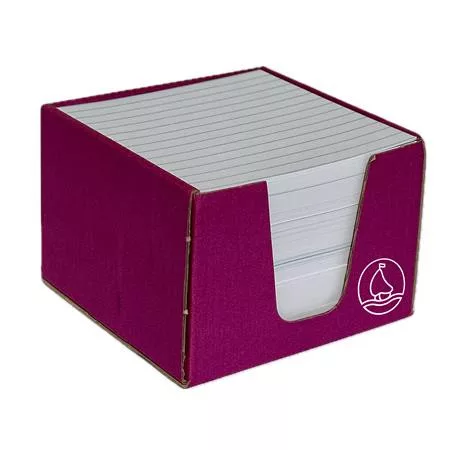 Kockatömb, 100x100x75 mm, adagolóval, FŰZFŐI, vonalas