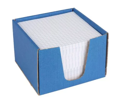 Kockatömb, 100x100x75 mm, adagolóval, FŰZFŐI, kockás