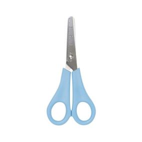 Olló, iskolai, kerekített, 13,5 cm, FOLIA, vegyes színek