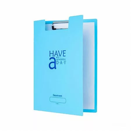 Felírótábla, fedeles, A4, műanyag, FLEXOFFICE "FO-CB03", kék