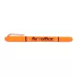   Szövegkiemelő, 1,0/4,0 mm, kétvégű, FLEXOFFICE "HL01", narancs