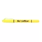  Szövegkiemelő, 1,0/4,0 mm, kétvégű, FLEXOFFICE "HL01", sárga