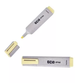   Szövegkiemelő, 1-4 mm, FLEXOFFICE "HL05 Eco Style", sárga