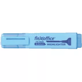 Szövegkiemelő, 1-4 mm, FLEXOFFICE "HL05", kék
