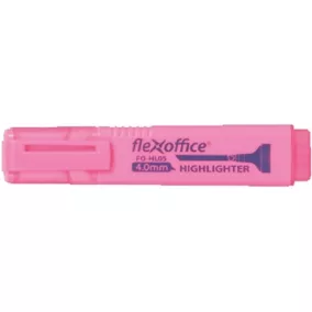   Szövegkiemelő, 1-4 mm, FLEXOFFICE "HL05", rózsaszín