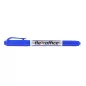   Alkoholos marker, 0,4/1,0 mm, kúpos, kétvégű, FLEXOFFICE "PM01", kék