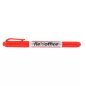   Alkoholos marker, 0,4/1,0 mm, kúpos, kétvégű, FLEXOFFICE "PM01", piros