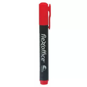   Alkoholos marker, 1,5 mm, kúpos, FLEXOFFICE "PM03", piros