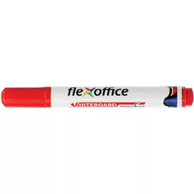   Táblamarker, 2,5 mm, kúpos, FLEXOFFICE "WB03", piros