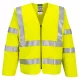 Bizflame Hi-Vis FR hosszú ujjú cipzáras mellény