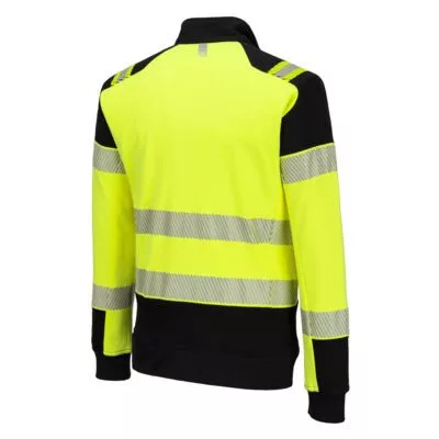 PW3 Modaflame Knit Hi-Vis FR lángálló teljes cipzáras pulóver