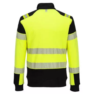 PW3 Modaflame Knit Hi-Vis FR lángálló teljes cipzáras pulóver