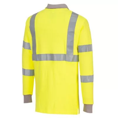 Lángálló antisztatikus jól láthatósági hosszú ujjú pólóing