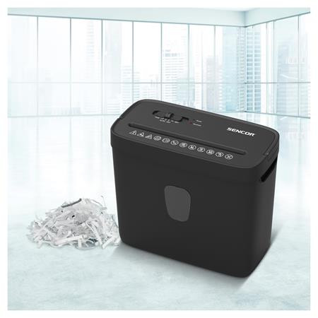 Iratmegsemmisítő, konfetti, 4 lap, SENCOR "SSK 362"