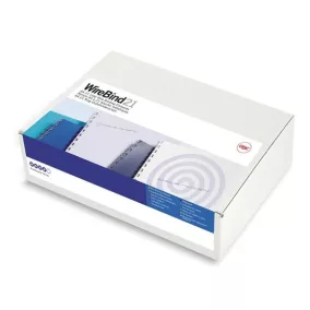   Spirál, fém, 2:1, 6 mm, 55 lap, GBC "MultiBind 21",  ezüst