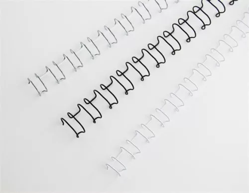 Spirál, fém, 2:1, 6 mm, 55 lap, GBC "MultiBind 21",  ezüst