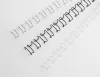 Spirál, fém, 2:1, 8 mm, 70 lap, GBC "MultiBind 21", fehér
