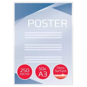 Meleglamináló fólia, 250 mikron, A3, fényes, GBC