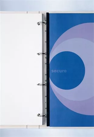Lefűző csík, A4, PVC, spirálozáshoz, GBC "File Strips"