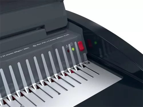 Spirálozógép, műanyag spirálkötéshez, elektromos, 390 lap, GBC "CombBind CB25E"