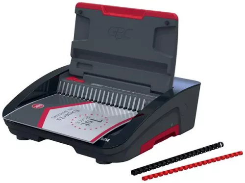 Spirálozógép, műanyag spirálkötéshez, elektromos, 390 lap, GBC "CombBind CB25E"