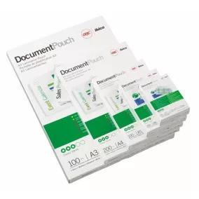   Meleglamináló fólia, 150 mikron, A4, fényes, UV álló, GBC