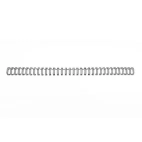   Spirál, fém, 3:1, 8 mm, 70 lap, GBC "WireBind", fekete