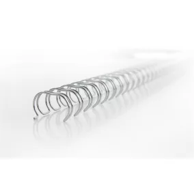   Spirál, fém, 3:1, 8 mm, 70 lap, GBC "WireBind", ezüst