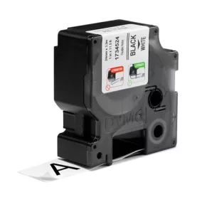   Feliratozógép szalag, flexibilis ID, 24 mm x 3,5 m, DYMO "Rhino", fehér