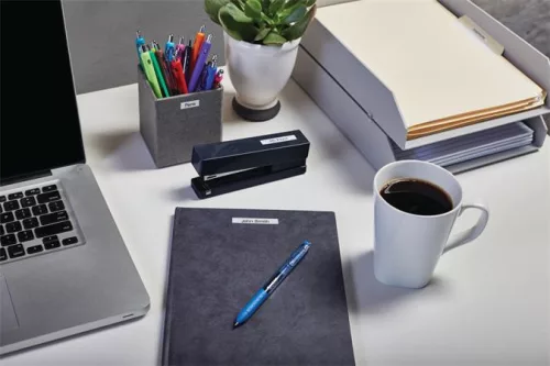 Feliratozógép szalag készlet, 9 mm x 7 m, DYMO "D1", fehér-fekete